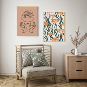 Wall Art - Forest morning (2 sets)- Canvas Prints-Poster Prints