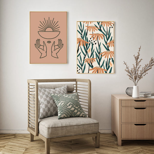 Wall Art - Forest morning (2 sets)- Canvas Prints-Poster Prints