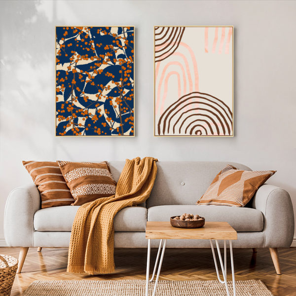 Wall Art - Abstract fruit trees (2 sets)- Canvas Prints-Poster Prints