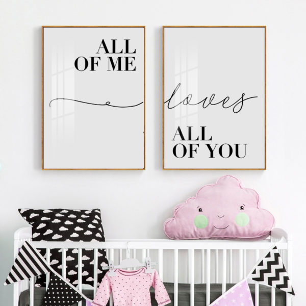 Wall Art - All of you All of me (2 sets)- Canvas Prints-Poster Prints - Image 4