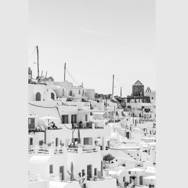 Wall Art - Santorini black and white (2 sets)- Canvas Prints-Poster Prints - Image 3