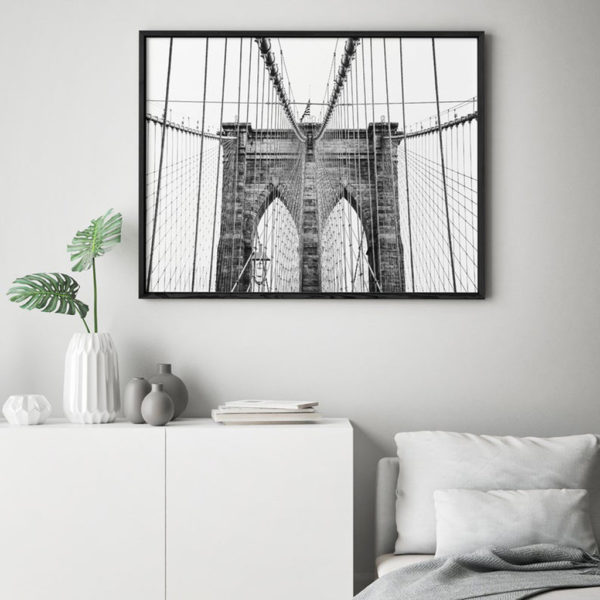 Wall Art – Light of the city A black white- Canvas Prints - Poster Prints - Image 2