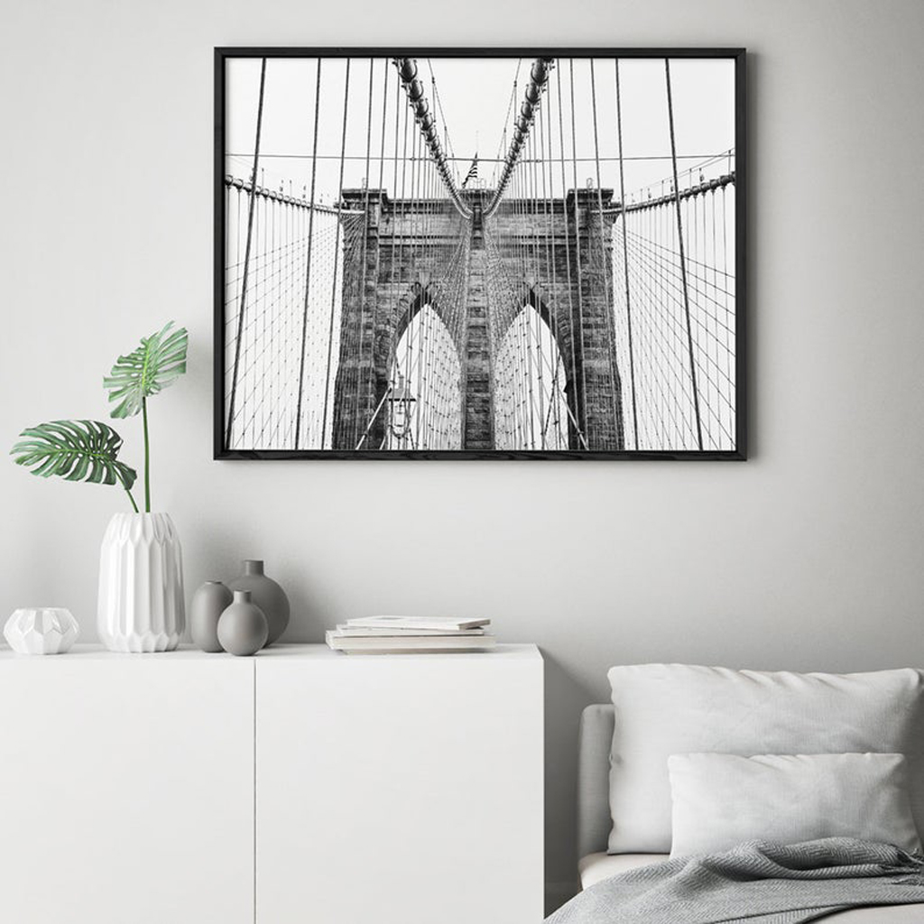 Wall Art – Light of the city A black white- Canvas Prints – Poster ...