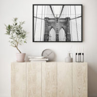Wall Art – Light of the city A black white- Canvas Prints - Poster Prints - Image 3