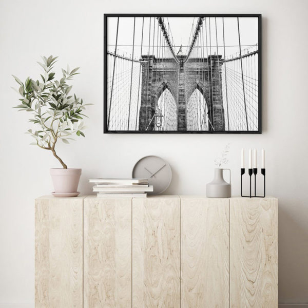 Wall Art – Light of the city A black white- Canvas Prints - Poster Prints - Image 3