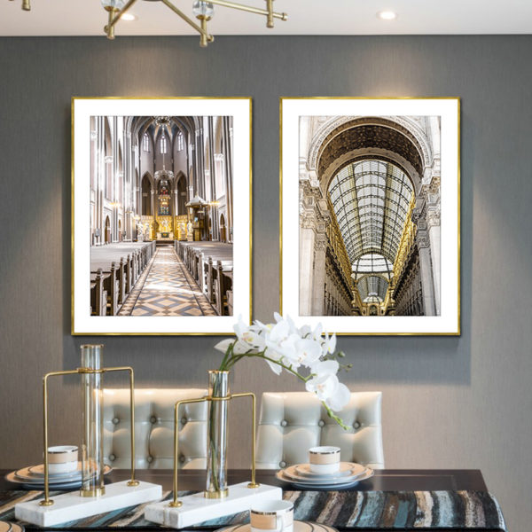 Wall Art -European church 2 sets - Canvas Prints-Poster Prints