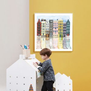 Wall Art -European houses style B- Canvas Prints-Poster Prints