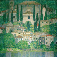 Wall Art - Kirche In Cassone by Gustav Klimt - Canvas Prints-Poster Prints - Image 2