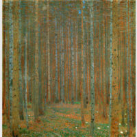 Wall Art -Pine forest by Gustav Klimt- Canvas Prints-Poster Prints - Image 2