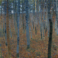 Wall Art -Beech grove I by Gustav Klimt - Canvas Prints-Poster Prints - Image 2