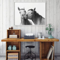 Wall art - Nursery horses - Canvas Prints - Poster Prints