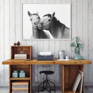 Wall art - Nursery horses - Canvas Prints - Poster Prints