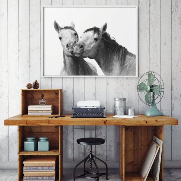 Wall art - Nursery horses - Canvas Prints - Poster Prints