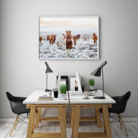Animals art prints - Wild Horses - Canvas Prints - Poster Prints - Image 3
