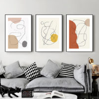 Wall Art prints - Abstract line art ( 3 sets )- Poster Prints -Canvas Prints - Image 2