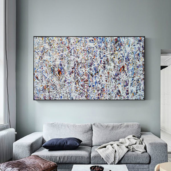 Wall art - Abstract line art hand painting style- Canvas Prints - Poster Prints - Image 2
