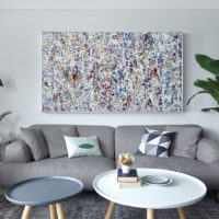 Wall art - Abstract line art hand painting style- Canvas Prints - Poster Prints