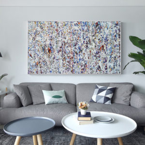 Wall art - Abstract line art hand painting style- Canvas Prints - Poster Prints