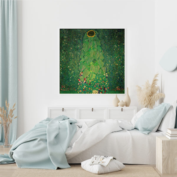 Wall Art - Sunflower by Gustav Klimt - Canvas Prints-Poster Prints - Image 2