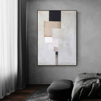 Wall Art prints - Abstract light grey series 3 sets - Poster Prints -Canvas Prints - Image 4