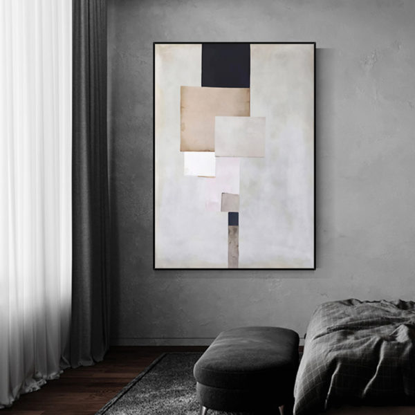 Wall Art prints - Abstract light grey series 3 sets - Poster Prints -Canvas Prints - Image 4