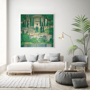 Wall Art - Kirche In Cassone by Gustav Klimt - Canvas Prints-Poster Prints