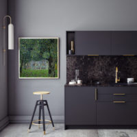 Wall Art -Farmhouse in Upper Austria by Gustav Klimt - Canvas Prints-Poster Prints - Image 3