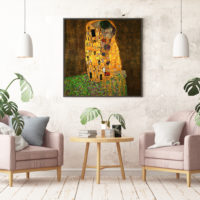 Wall Art - Kissing by Gustav Klimt - Canvas Prints-Poster Prints - Image 3