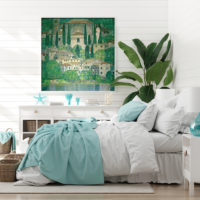 Wall Art - Kirche In Cassone by Gustav Klimt - Canvas Prints-Poster Prints - Image 4