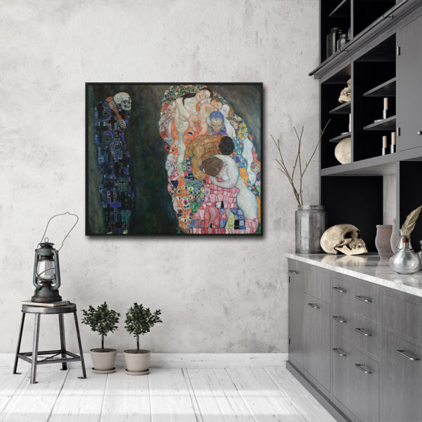 Wall Art -Death and life by Gustav Klimt - Canvas Prints-Poster Prints