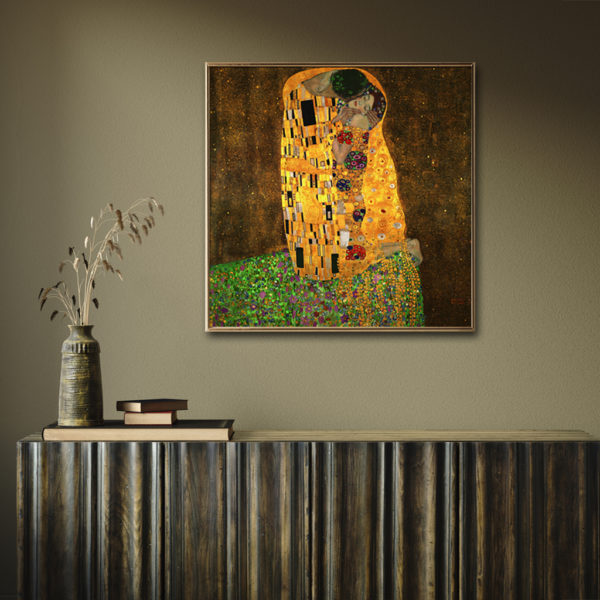 Wall Art - Kissing by Gustav Klimt - Canvas Prints-Poster Prints - Image 4