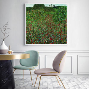 Wall Art -Field of Poppies by Gustav Klimt - Canvas Prints-Poster Prints