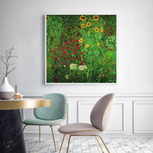 Wall Art -Sunflowers II by Gustav Klimt - Canvas Prints-Poster Prints