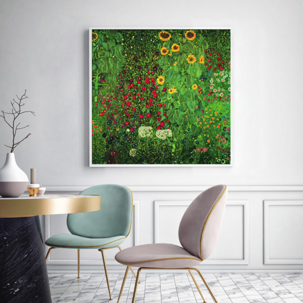 Wall Art -Sunflowers II by Gustav Klimt - Canvas Prints-Poster Prints