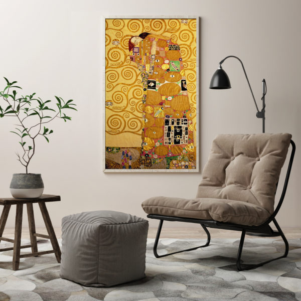 Wall Art – Huging by Gustav Klimt - Canvas Prints - Poster Prints - Image 3