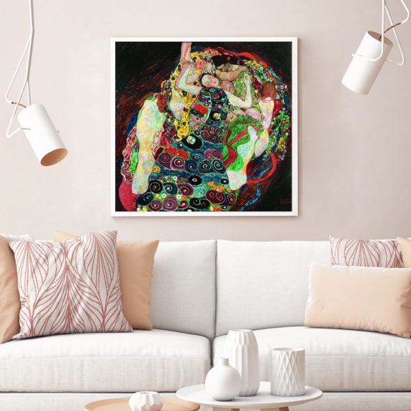 Wall Art - The Virgin by Gustav Klimt - Canvas Prints-Poster Prints