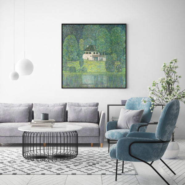 Wall Art -Litzlberg on lake Attersee by Gustav Klimt - Canvas Prints-Poster Prints - Image 3