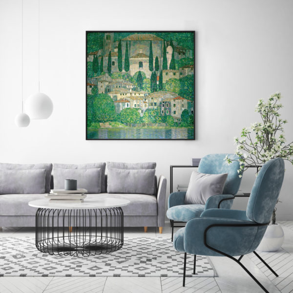 Wall Art - Kirche In Cassone by Gustav Klimt - Canvas Prints-Poster Prints - Image 3