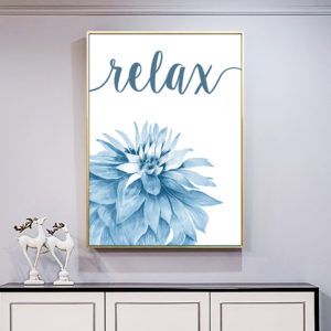 Wall Art - Blue relax - Poster Prints -Canvas Prints