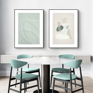 Wall Art - Abstract body and lines (2 sets)- Canvas Prints-Poster Prints
