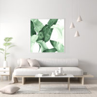 Wall Art - Tropical Leaves Square Size - Canvas Prints-Poster Prints