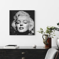 Wall Art - Monroe Black White- Canvas Prints-Poster Prints - Image 2