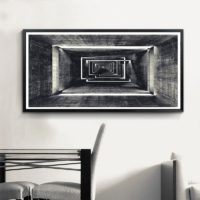 Wall Art – Abstract Architectural Abyss - Canvas Prints - Poster Prints