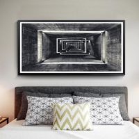 Wall Art – Abstract Architectural Abyss - Canvas Prints - Poster Prints - Image 4