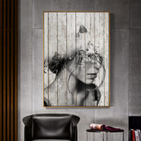 Wall art - Abstract Figure 2 sets - Canvas Prints - Poster Prints - Image 2
