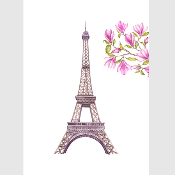 Wall Art - Dancing Ballerina and Eiffel Tower 3 sets - Canvas Prints-Poster Prints - Image 4