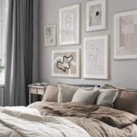 Wall art - Beige Graphics 2 sets- Canvas Prints- Poster Prints - Image 4