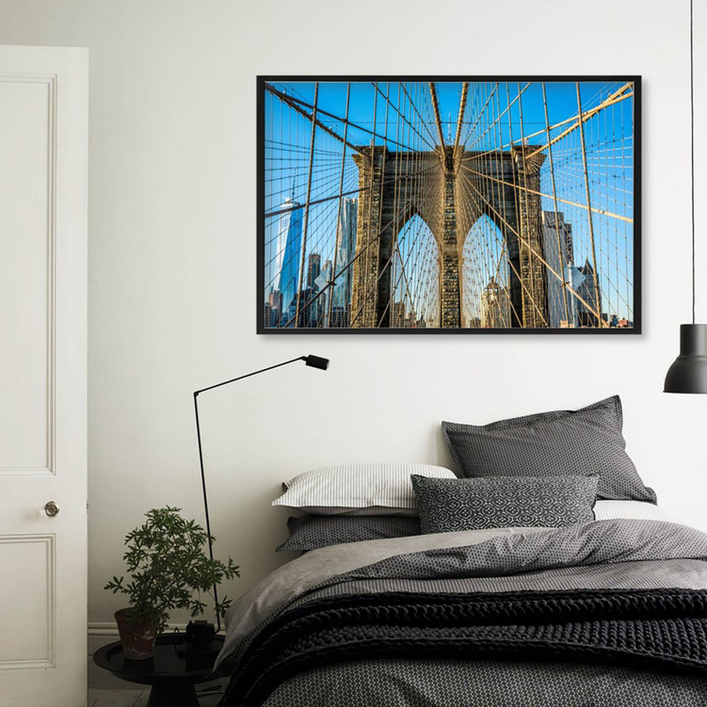 Wall art - Brooklyn Bridge Horizontal - Canvas Prints - Poster Prints ...