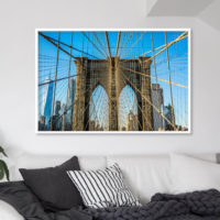 Wall art - Brooklyn Bridge Horizontal - Canvas Prints - Poster Prints - Image 2