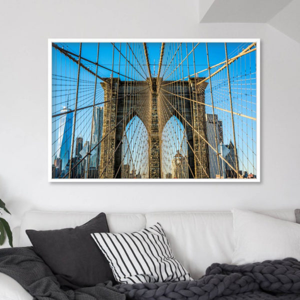 Wall art - Brooklyn Bridge Horizontal - Canvas Prints - Poster Prints - Image 2